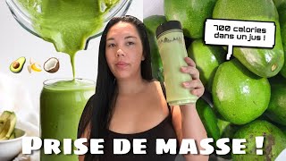 JUS AVOCAT BANANE / PRENDRE DU POIDS / PRISE DE MASSE