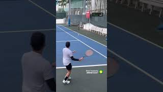 slanted angle but nice running FH #tennistime #tennismatch #tennislife #tennisshorts #ats