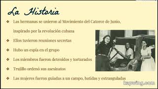 El Mes de Hispanidad- Las Hermanas Mirabal