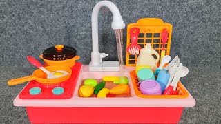 8 Minutes Satisfying with Unboxing Cute Stone Kitchen Sink Toy Set Collection | Review Toys