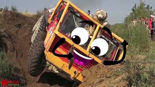 Off Road Truck Mud Race   Extrem off road 8X8 Truck Tatra   Woa Doodles Funny Videos