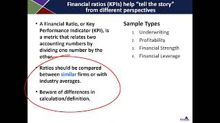 Insurance Carrier Financial Ratios Introduction