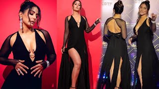 Actress Hina Khan does her K3G take | Hina Khan 🔥Hot Black Dress Dance Video💃💃...