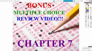 AP Statistics: Chapter 7 - BONUS MULTIPLE CHOICE REVIEW!!!