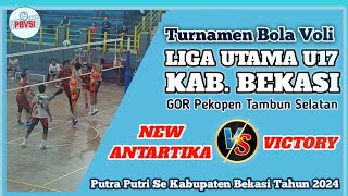 Liga Utama U17 Kabupaten Bekasi, Antar Klub NEW ANTARTIKA  VS  VICTORY