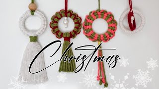 💥#EP3 | 4 DIY Wreath Covering: Transform Your Holiday Decor in 20 minutes (Christmas Ornaments) 🎄