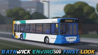 Roblox Bathwick Town - ADL Transbus Enviro300 first look!