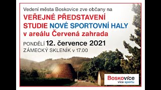 Veřejné představení studie sportovní haly Boskovice