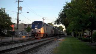 Amtrak 145 Flies Through Lockport, IL.