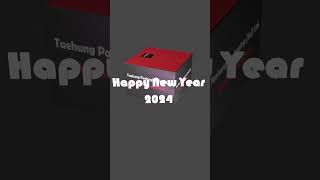 Happy New Year 2024-mds design  #blender #shorts #2024 #2023 #newyear2024