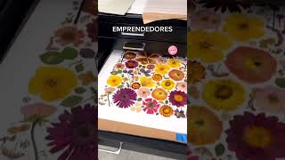 Emprendedores de ARTE con FLORES SECAS y PRENSADAS #academiamyarte #manualidades #flores #cuadros