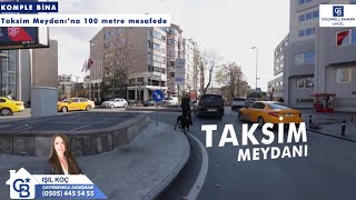 TAKSİM MEYDANI GÜMÜŞSUYU’NDA SATILIK OTELE UYGUN BİNA