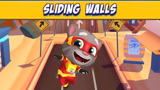 Talking Tom Hero Dash - Hero Tom Complete In Sliding Walls Gameplay