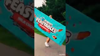 | Mr beast Running with Bigger and Bigger Feastable |#Mrbeast#trending#feastables