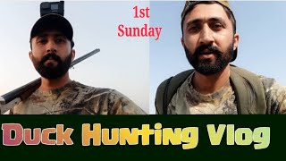 Duck Hunting vlog session 2022 2023 Murghabi ka pehla shikar zero chall Jhelum river no movement