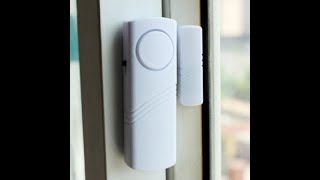 Alarma para puerta y ventanas 90 dB. sensor magnético