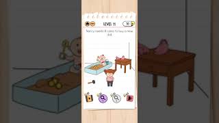 Brain Test 2 Level 11 The McBrain Family || Nancy needs 8 coins to buy a new doll.