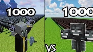 50 Evokers Vs 10 Wither In Minecraft |