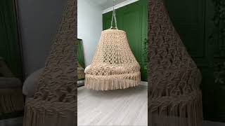 macrame swing (julha) designnew#viral #diy #macramemakers #shots #crochet #boho#knitting