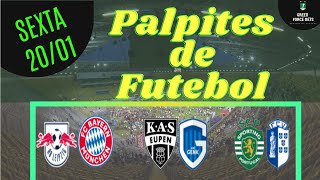 PALPITES DE APOSTAS DE FUTEBOL PARA O DIA 20/01/2023 (SEXTA)!!! CONFIRA AGORA MESMO!