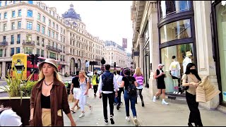 London Walking Tour | Summer Evening Walk in OXFORD STREET