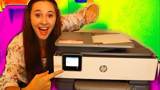 HP OfficeJet Pro 8025 Unboxing! Ink jet printer - (emprendimiento) Angela Rose