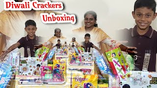 Crackers Unboxing 2024 Tamil | தீபாவளி பட்டாசு 2024 | Sivakasi Crackers Unboxing