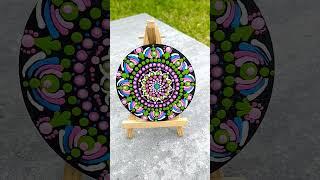 Easy and Simple Color ful Dot Mandala Painting #mandala art  #simple mandala