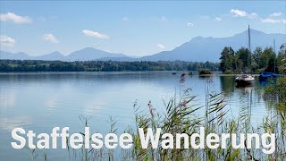 Staffelsee: Kleine Herbst-Rundwanderung bei Uffing (in 4K)