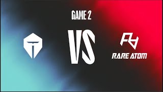 Final inesperado TOP Esport vs RARE ATOM Game 2 Dia 3 Semana 1 Primavera LPL 2022