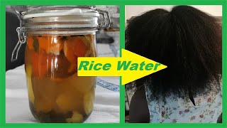 How To Make Rice Water For Fast Hairgrow