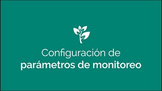 Configuración Parámetros de Monitoreo