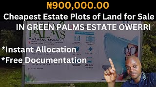 ₦900K($1,258) Cheapest Plots of Land For Sale in Green Palms Estate Owerri/Land For Sale in Owerri.