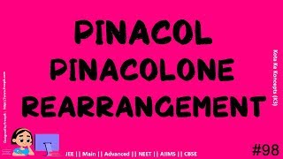 Pinacol pinacolone rearrangement reaction || Semi pinacol pinacolone ||  demjanov rearrangement