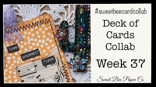 Week 37 Collage Collab | Deck of Cards Collab Weekly Project | Collage Challenge #sweetbeecardcollab