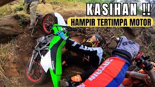 HAMPIR TERTIMPA MOTORNYA !! Start Langsung Jalur Turunan dan Trap !! (PATRIOD #1)