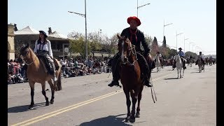 El desfile de la 75° Peregrinación Gaucha