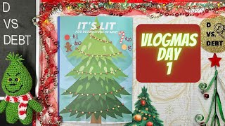 Vlogmas day 1: Scratchmas savings challenges, holiday questions, and taste tests