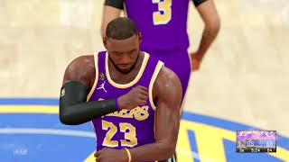 NBA 2K21 Warriors Lakers All Star Slider Test