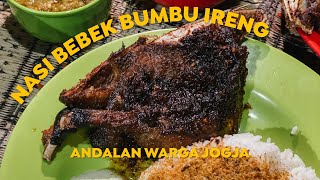 BEBEK BUMBU IRENG ANDALAN ORANG JOGJA! #kulinerjogja