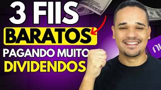 🔥3 FUNDOS IMOBILIÁRIOS BARATOS = MUITOS DIVIDENDOS!