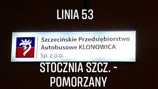 Szczecin wSPA-K czyli Autobusem po Szczecinie, linia 53 (Stocznia Szcz.- Pomorzany Dobrzyńska) #1299