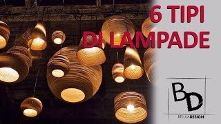 Le 6 Tipologie di LAMPADE più comuni | Belula Design