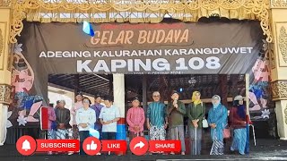 kirab budaya karangduwet hari jadi karangduwet ke 108