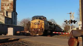 CSX YN2 C40-8W with K5HLL at Fortville, IN - 11/6/22