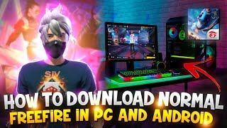 HOW TO DOWNLOAD NORMAL FREE FIRE ll HOW TO UPDATE NORMAL FREE FIRE FROM PLAYSTORE