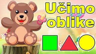 Učimo oblike - Pesmica za decu | Dečija pesma za učenje oblika | Learn shapes | Shapes song | Muzika