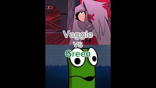 Vaggie #vs Green #hazbinhotel #rainbowfriends #gametoons #meme