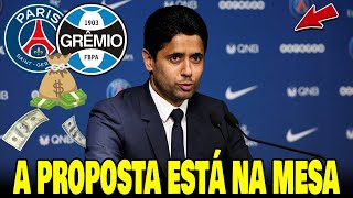 BILHÕES À VISTA! Dono do PSG planeja INVESTIR no TRICOLOR! ÚLTIMAS NOTÍCIAS DO GRÊMIO HOJE