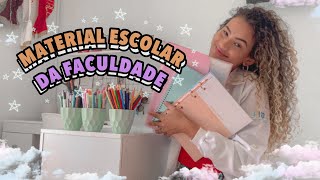 MEU MATERIAL DA FACULDADE 2021 📚🧬💉👩🏻‍🔬 | Márcia Luna